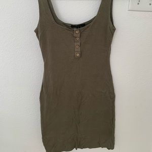 Olive Tank mini dress